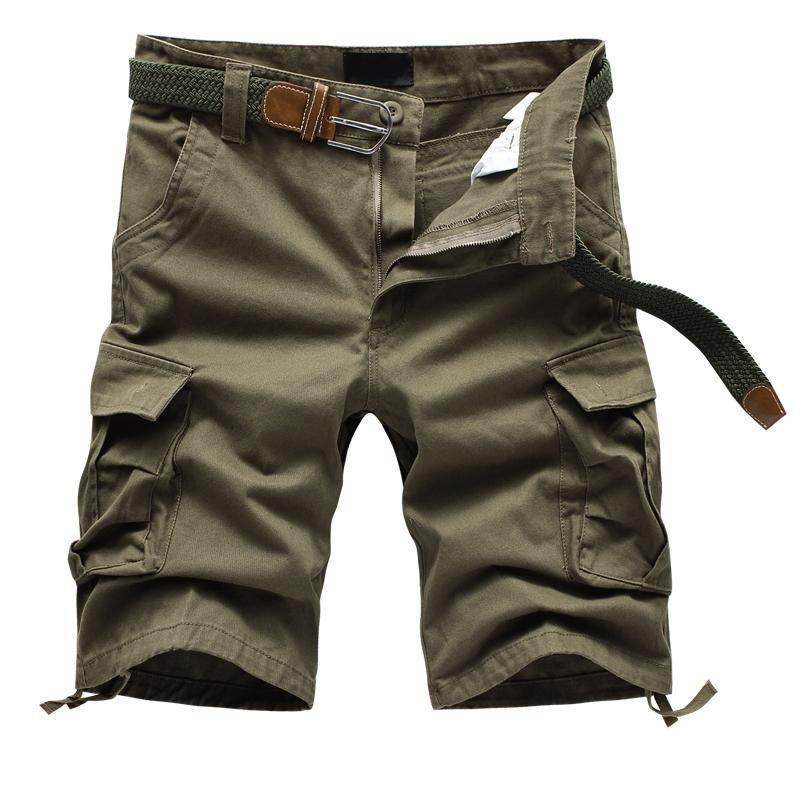 Multi-pocket cargo shorts - Mubimart