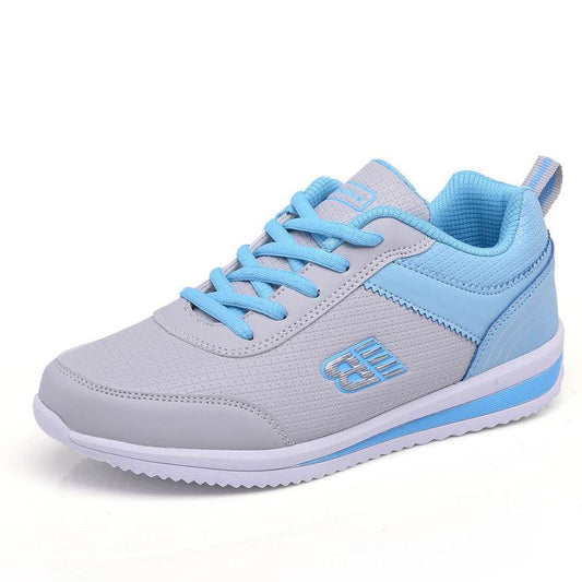 Leather student sneakers women - Mubimart