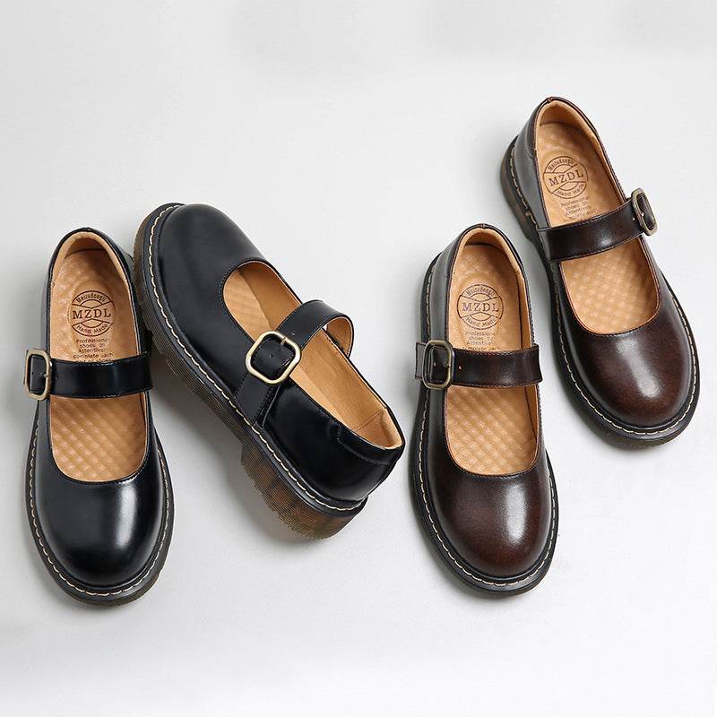 Fall new Mary Jane single shoes women's shoes - Mubimart