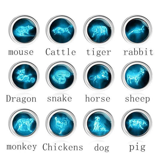 99 sterling silver zodiac earrings men - Mubimart