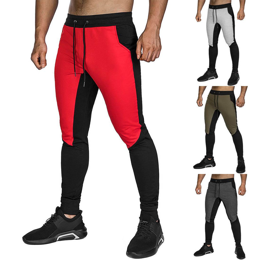 Men's Sweatpants Sports Pants Small Sweatpants Long Pants - Mubimart