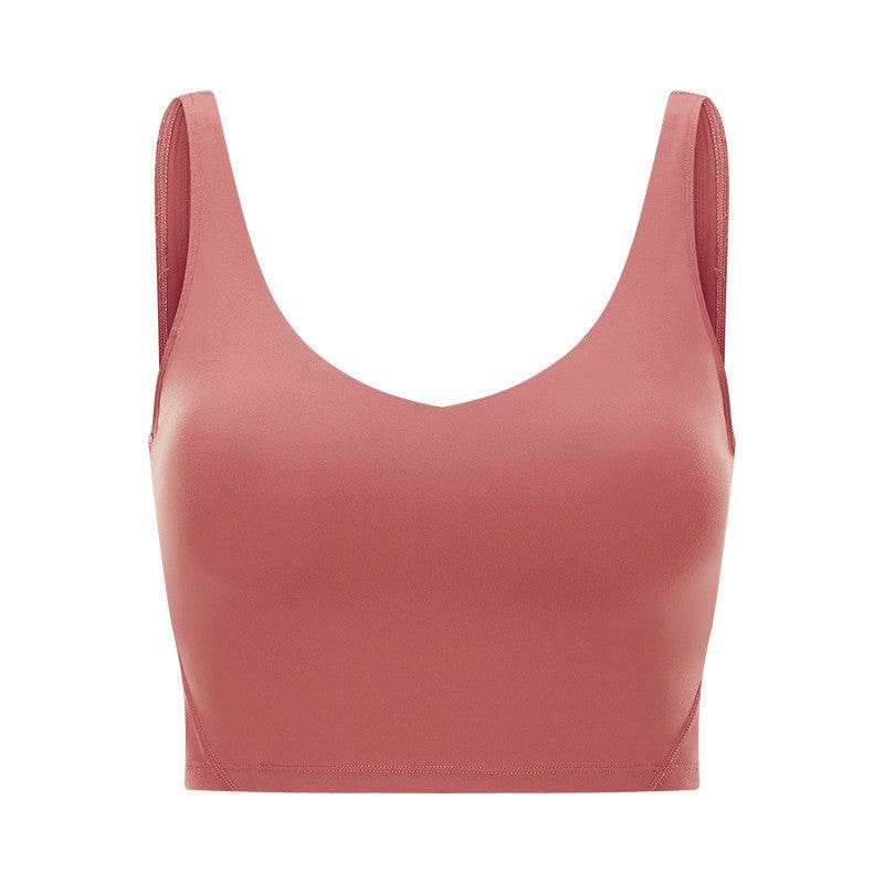 Vest-style sports bra - Mubimart
