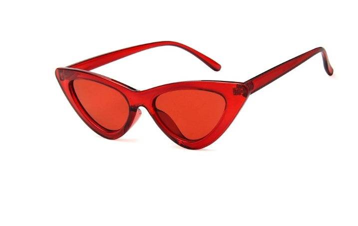 Retro Triangle Cat-eye Sunglasses - Mubimart