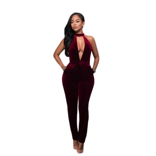 Zipper slim bodysuit - Mubimart