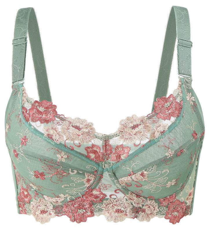 Women's Plus Size Thin Underwire Bra - Mubimart