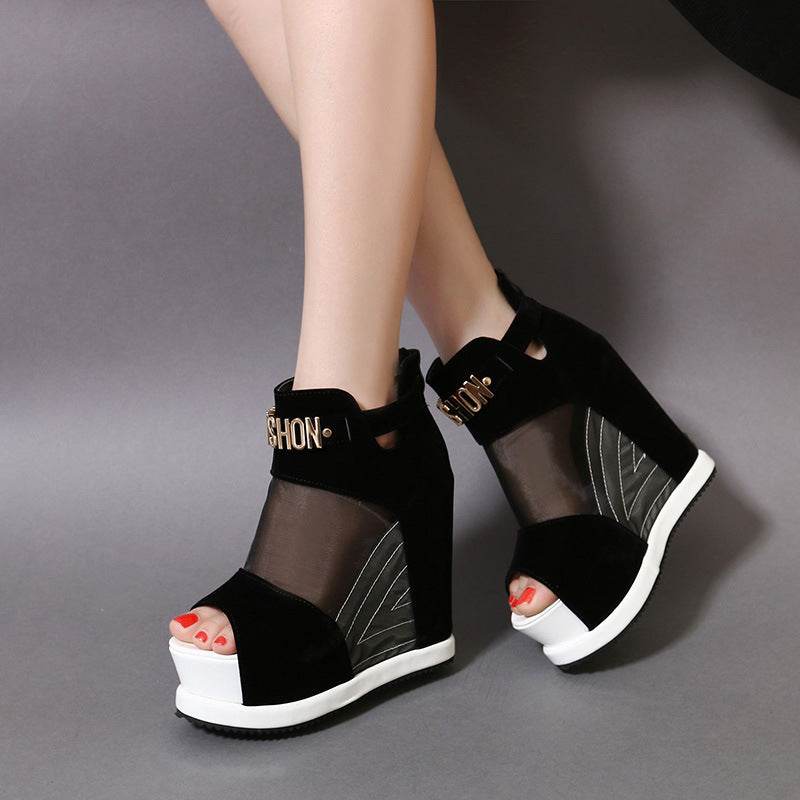 Wedge heeled sandals - Mubimart