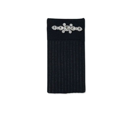 Rhinestone Crystal Long Socks Leg-knee Socks - Mubimart