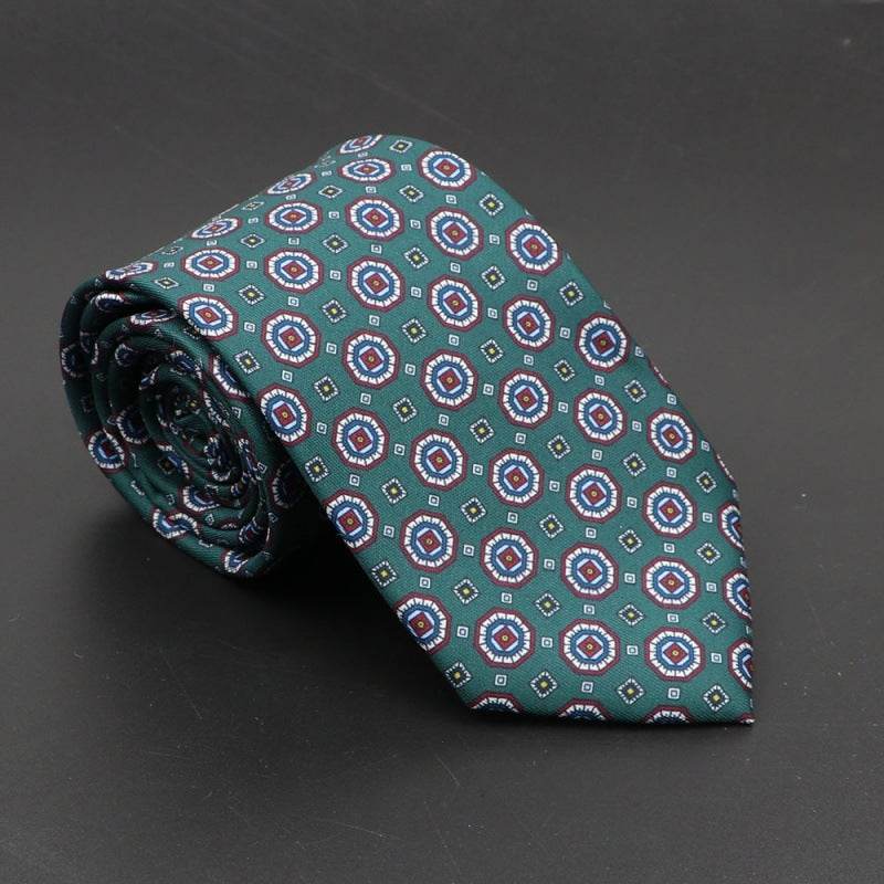 Super Soft Bohemian Silk Ties Men's Fashion 75mm Necktie - Mubimart