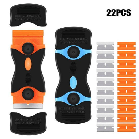 22-piece Portable Double-edged Squeegee To Remove Residues From Car Window Glue - Mubimart