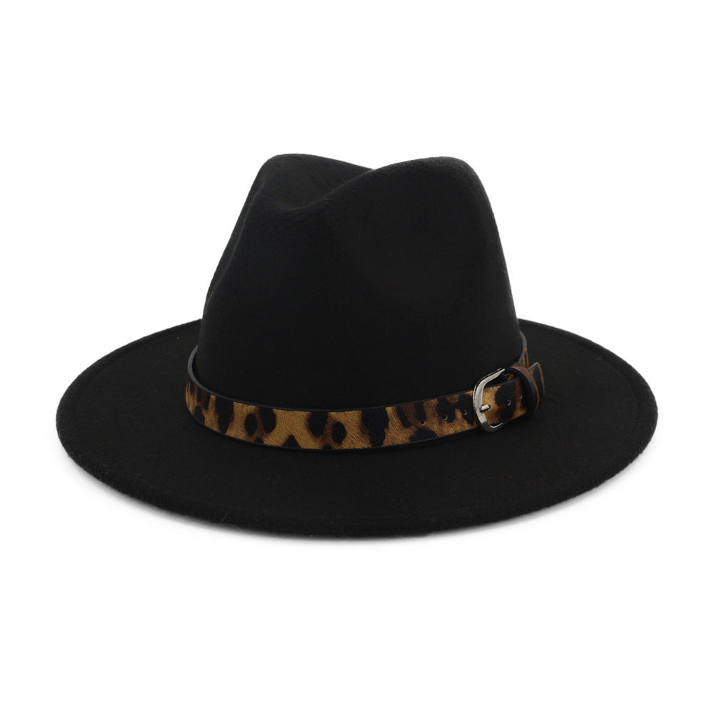 Fedora hoed luipaard print hoed