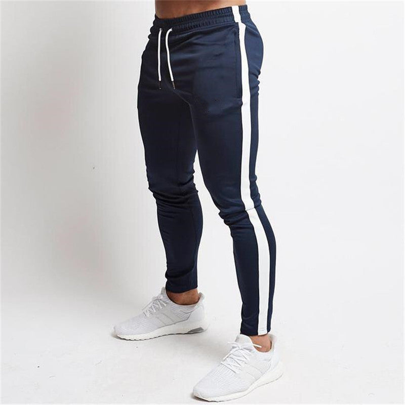 Colorblock casual sweatpants men