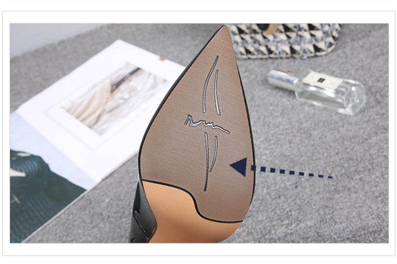 Women's slim heels sexy versatile high heels - Mubimart