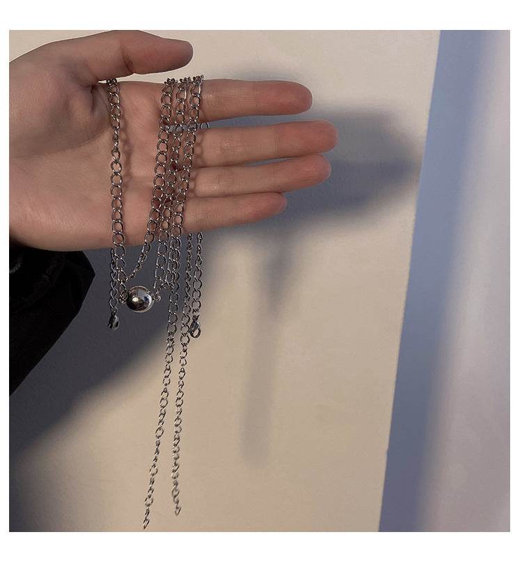 Men and Women Necklace Couple Magnetic Necklace - Mubimart