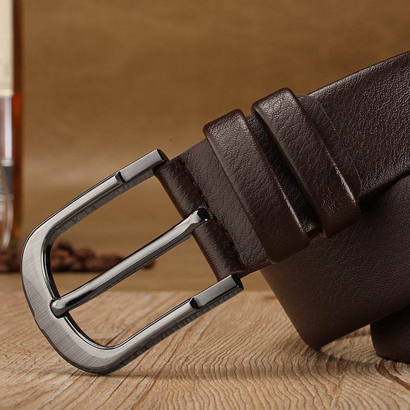 Hot explosion models men pin buckle belt belt belt belt men's casual fashion wholesale manufacturers - Mubimart