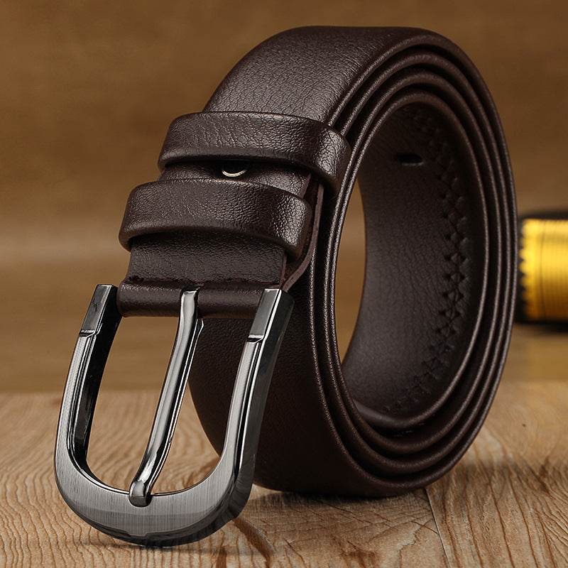 Hot explosion models men pin buckle belt belt belt belt men's casual fashion wholesale manufacturers - Mubimart