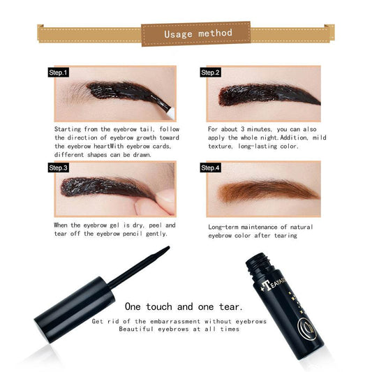 Eyebrow sticking eyebrow pencil eyebrow cream - Mubimart