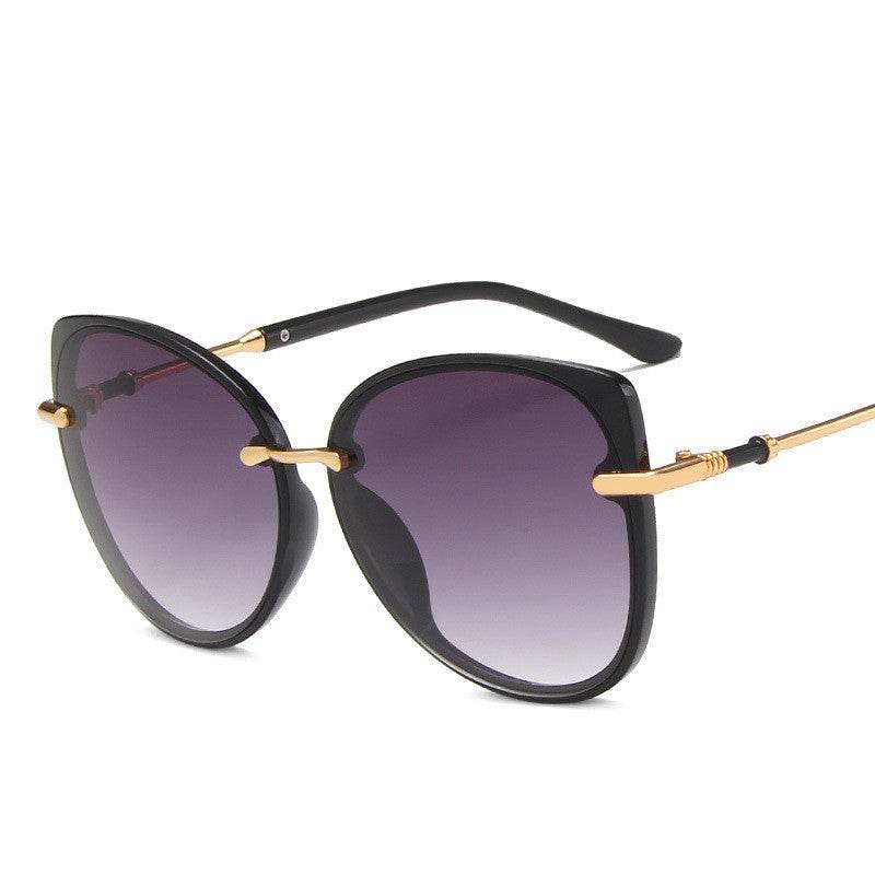 Cat Eye Retro Street Shooting Wild Sunglasses - Mubimart