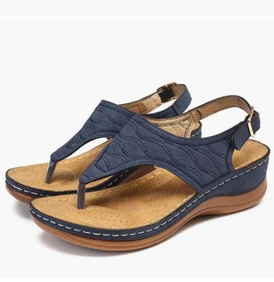 Flip-flops electric embroidery - Mubimart