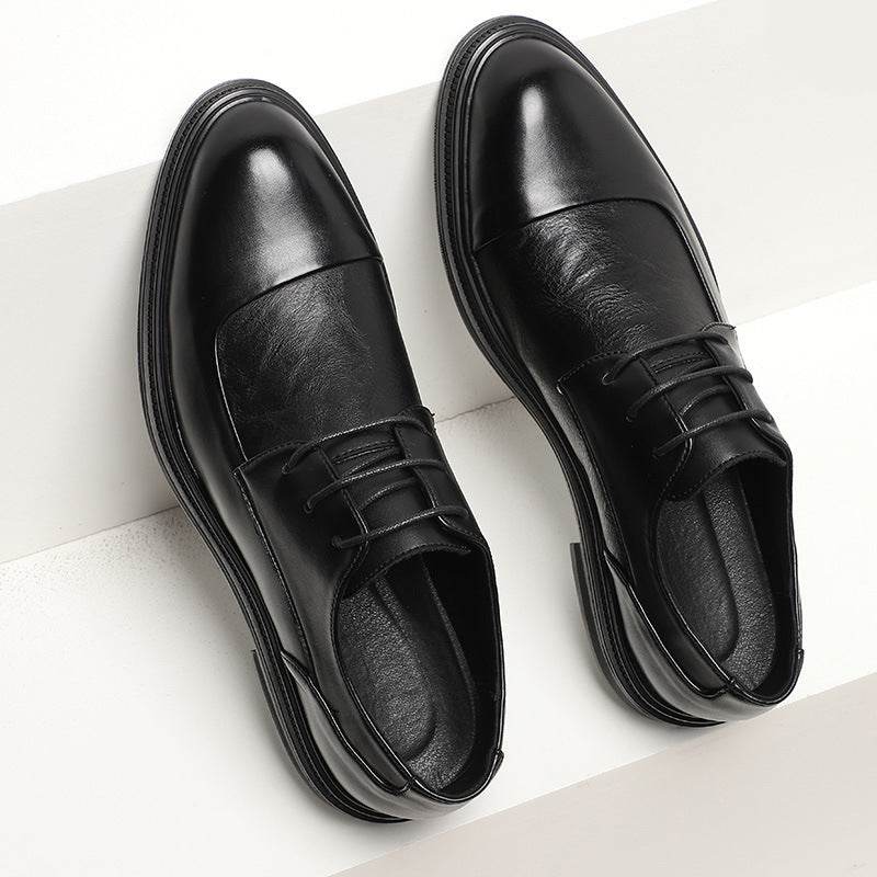 New Men's Shoes Business Dress Shoes Pointed British Shoes - Mubimart
