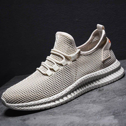 Flying Woven Breathable Sports Casual Shoes Men - Mubimart