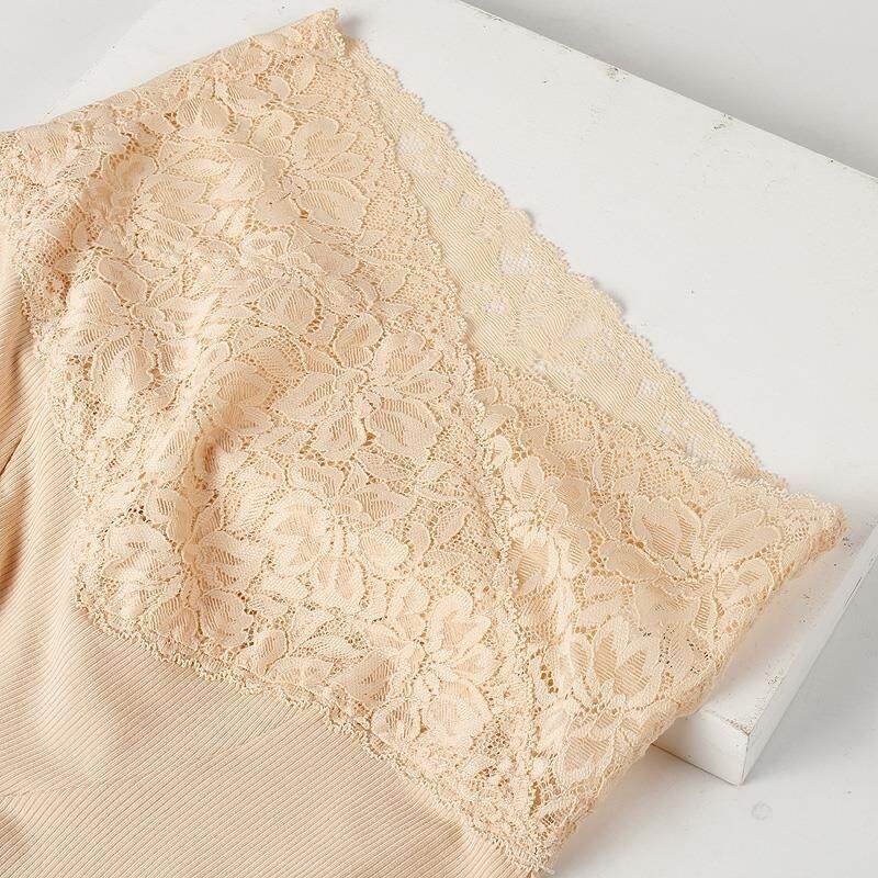 Boxer lace high waist panties - Mubimart