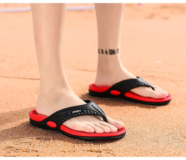 New massage flip flops