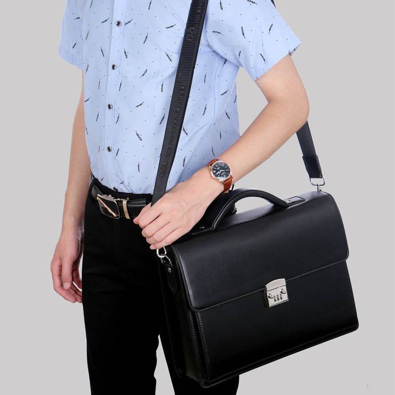 Men's handbag business briefcase - Mubimart