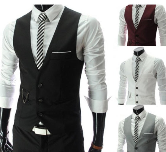 Suit vest male suit vest