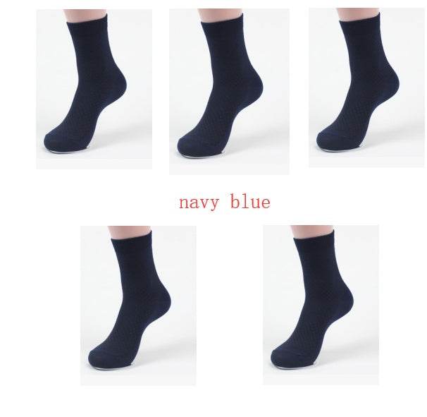 Socks men's new bamboo fiber men's socks - Mubimart