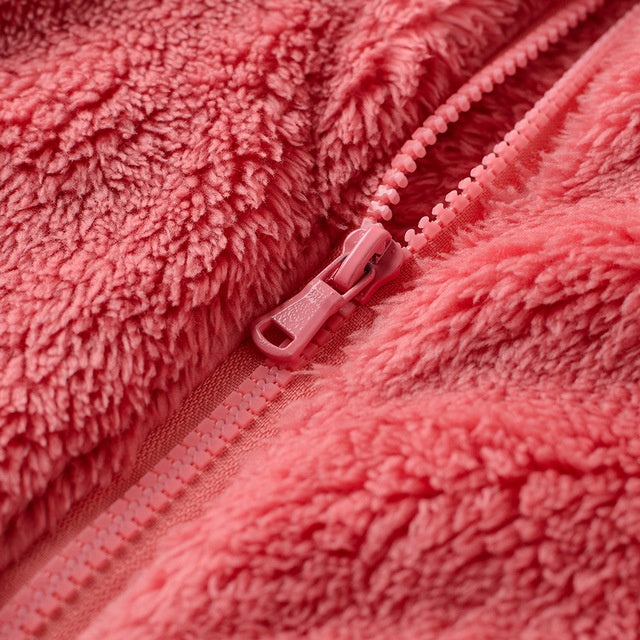 Coral fleece jacket