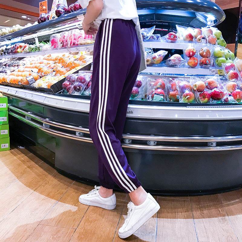 Autumn loose Casual Pants Capris - Mubimart