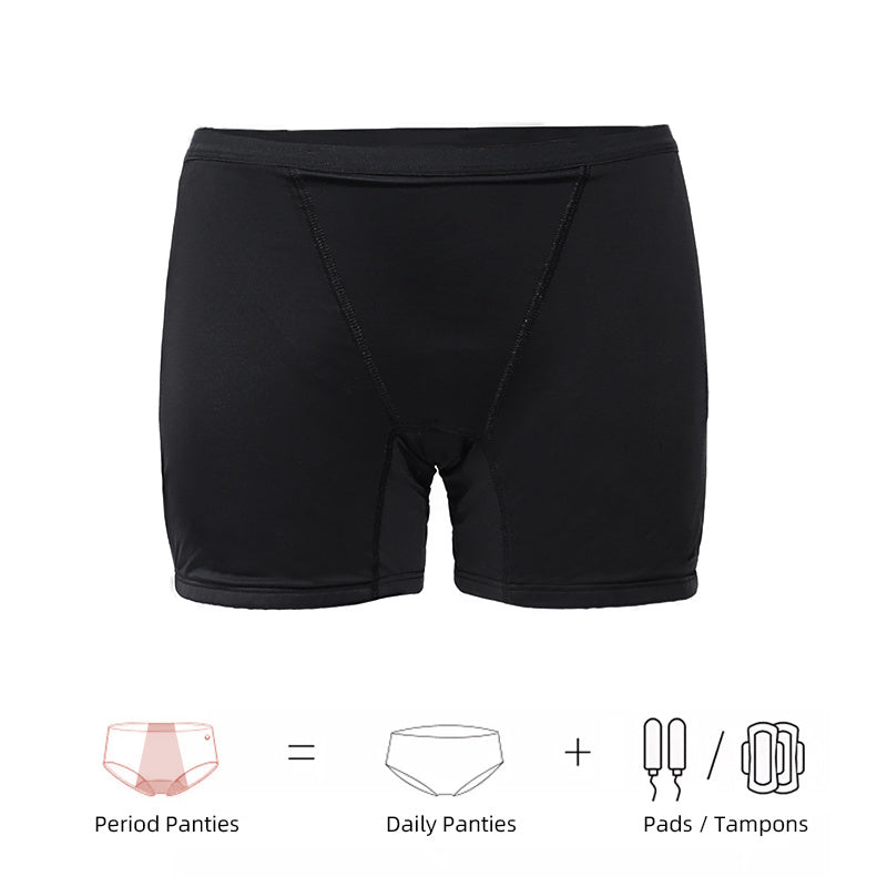 Comfortable Women's Menstrual Boxer Briefs