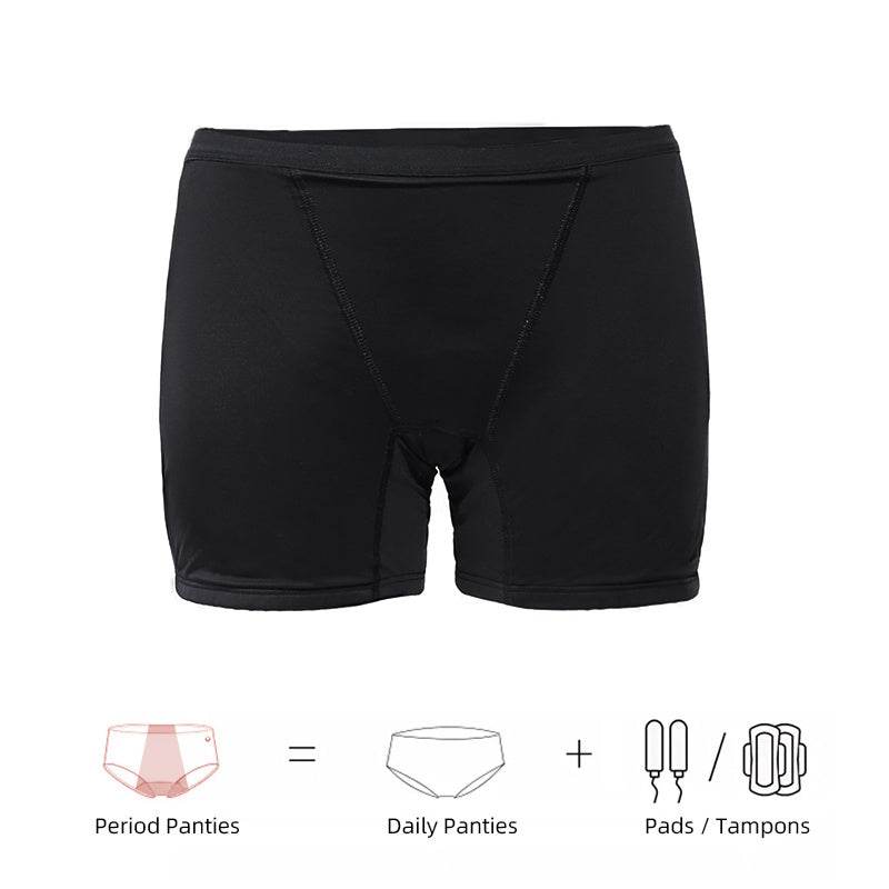 Comfortable Women's Menstrual Boxer Briefs - Mubimart