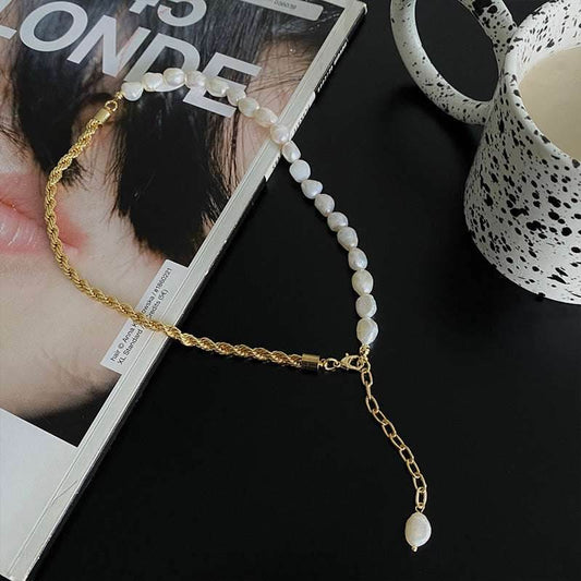 Design Stitching Personalized Clavicle Chain Necklace Women - Mubimart