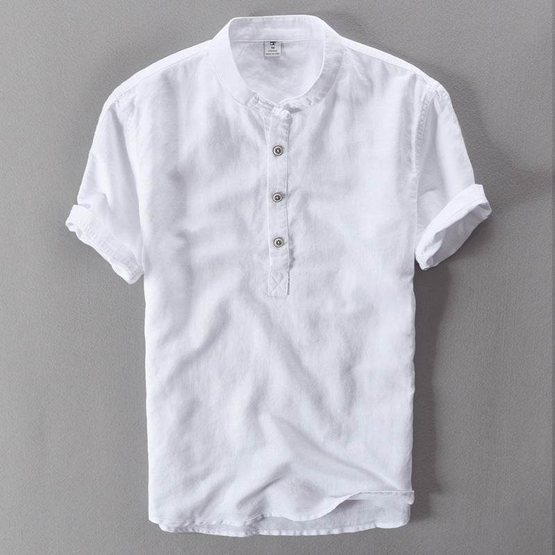 Cotton linen shirt - Mubimart