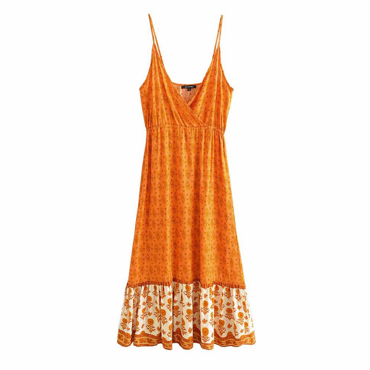 Printed camisole dress - Mubimart