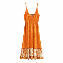 Printed camisole dress - Mubimart -  