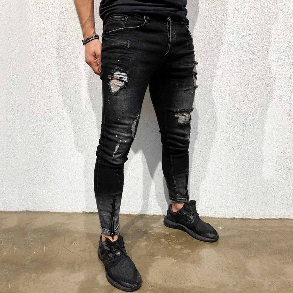 Men's ripped jeans