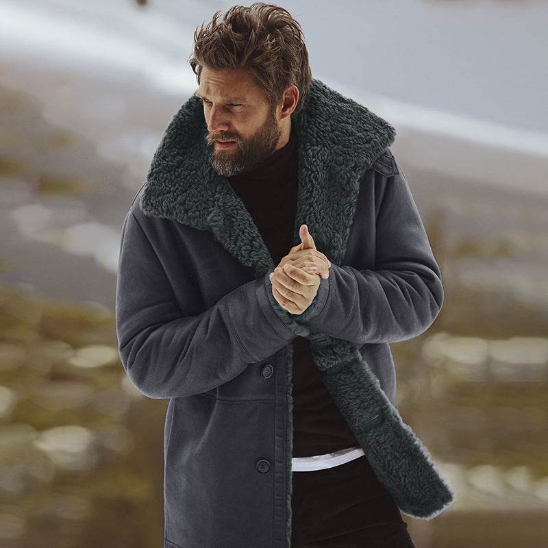 Winter Jacket Warm Jacket Men's Coat - Mubimart