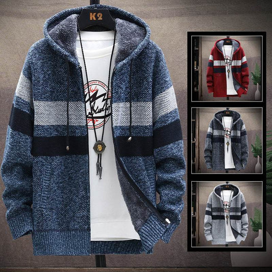 Men's knitted cardigan - Mubimart