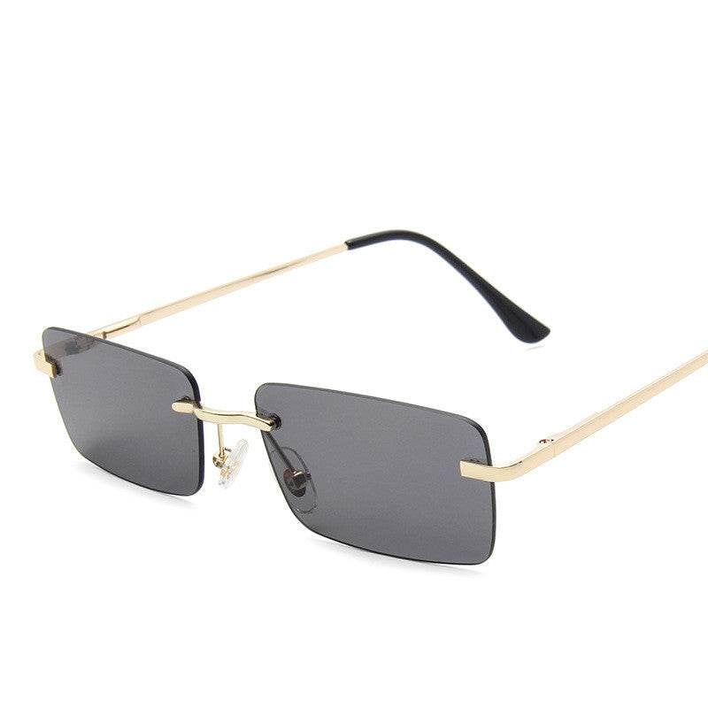 Rimless sunglasses women square - Mubimart