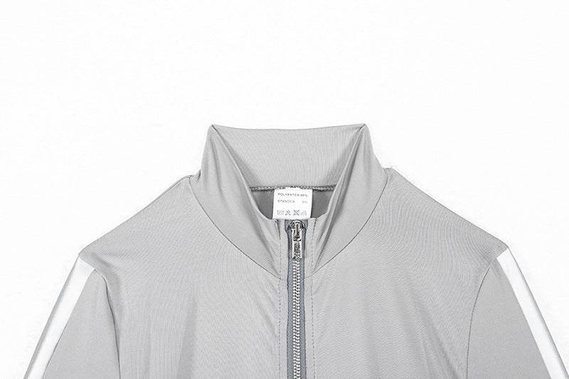 Reflective Paneled Bodysuit - Mubimart