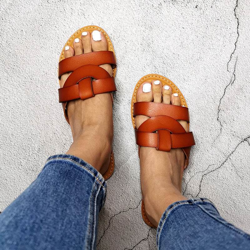 Casual flat sandals - Mubimart