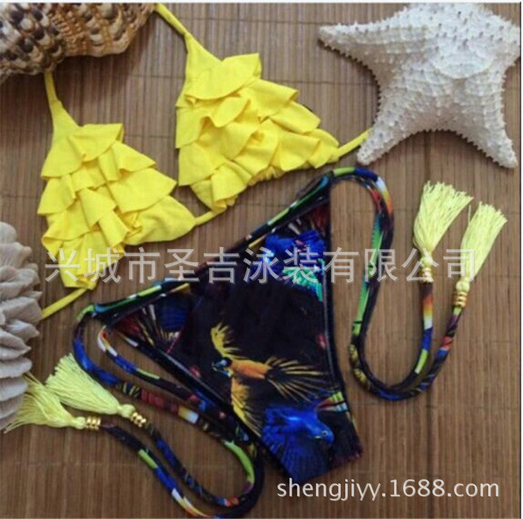 2021 speed selling explosion, Brazil bikini suit, sexy lady swimsuit, bikini bikini split bikini - Mubimart -  