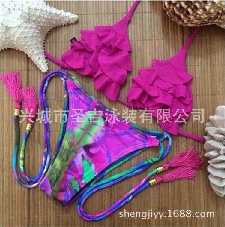2021 speed selling explosion, Brazil bikini suit, sexy lady swimsuit, bikini bikini split bikini - Mubimart