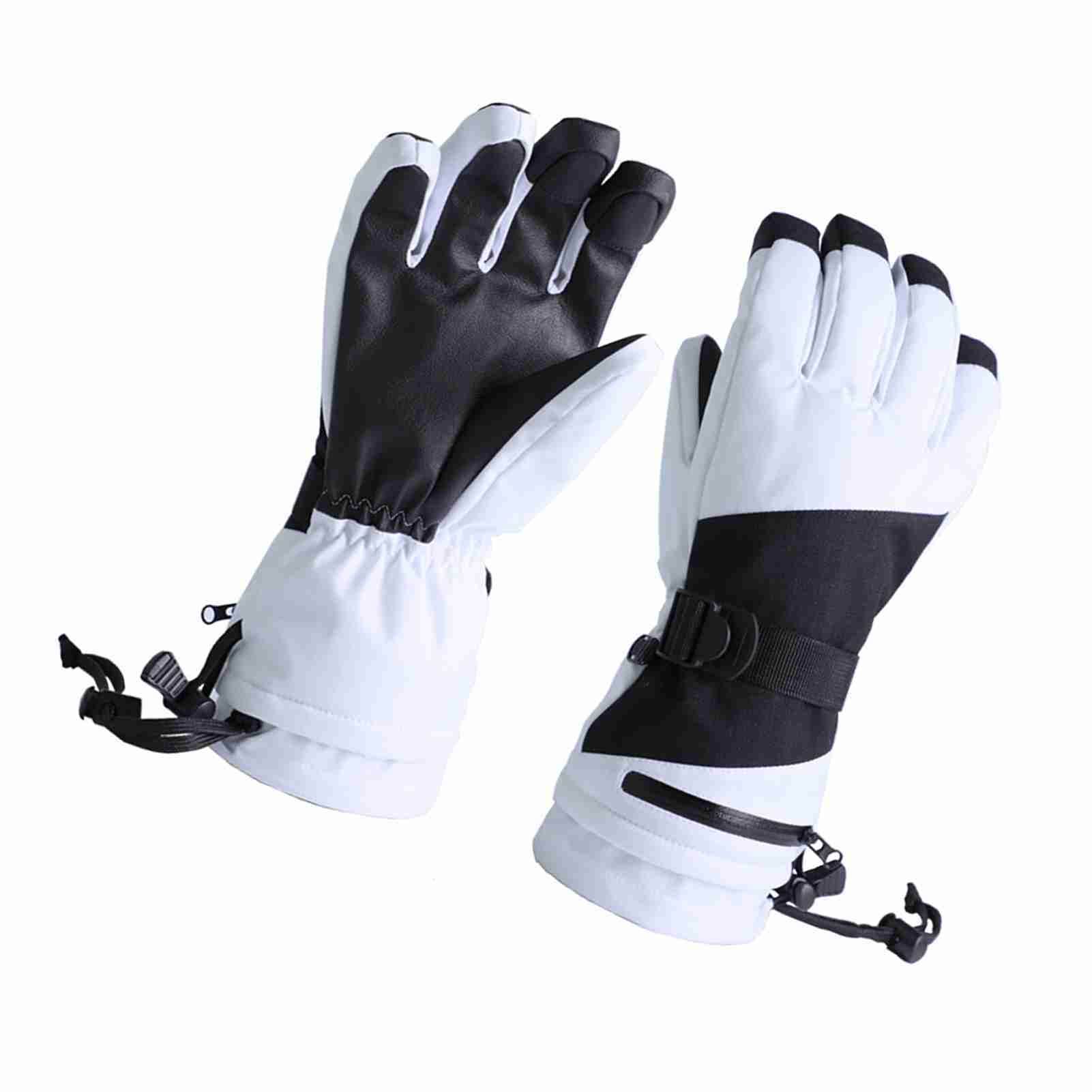 Ski Gloves Snow Gloves Mens Womens WaterproMens Glovesof & Windproof Touchscreen Gloves for Cycle Snowboarding Driving Outdoor Work - Mubimart