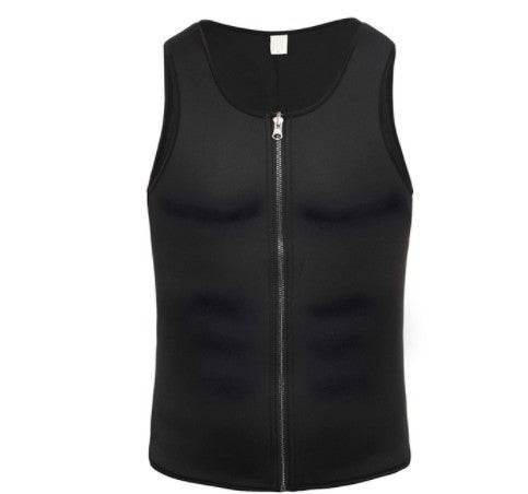 Men Waist Trainer Tank Tops Shapewear Slimming Body Shaper - Mubimart