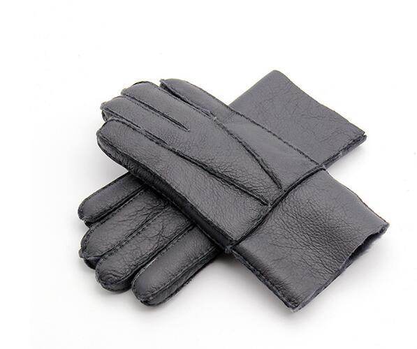 Men's Gloves Sheepskin Fur Gloves - Mubimart