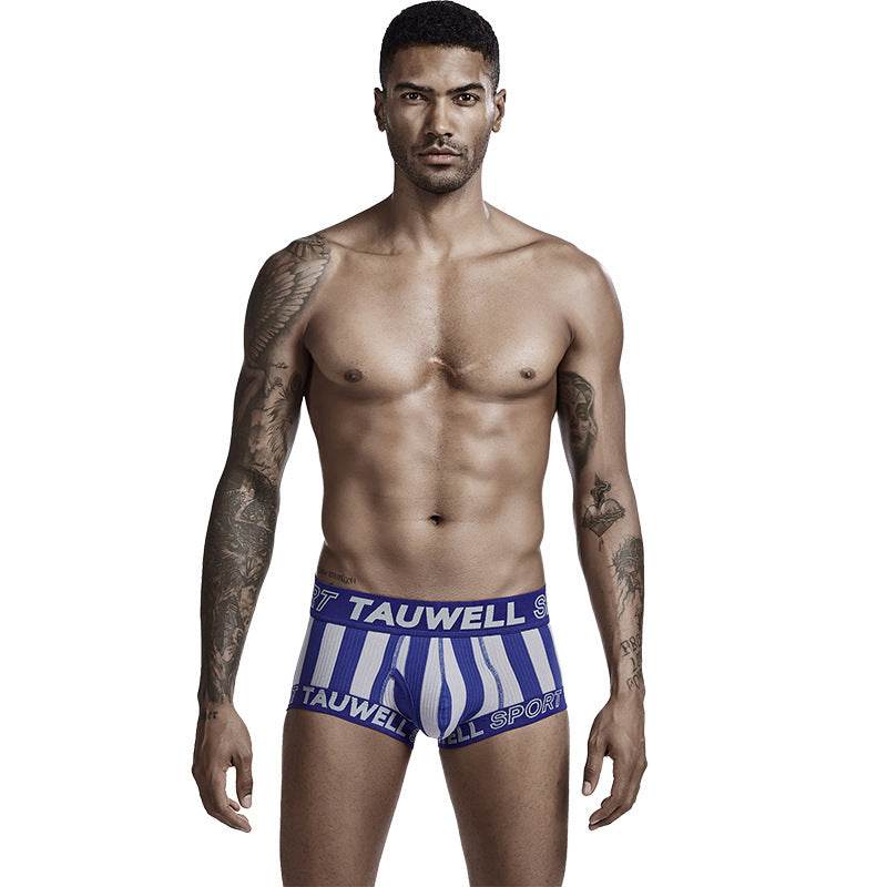 Boxer Briefs Vertical Stripe Movement - Mubimart