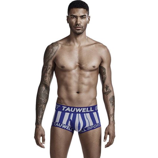 Boxer Briefs Vertical Stripe Movement - Mubimart